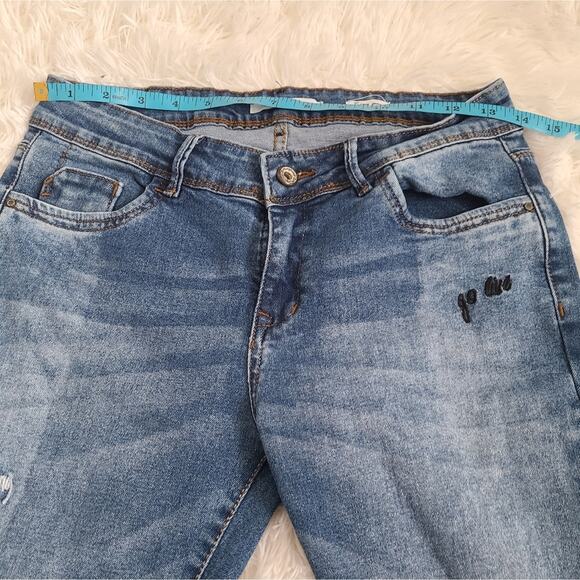 Play With Colors Light Wash Patch Trixy Jeans SZ 32 - Picture 14 of 15